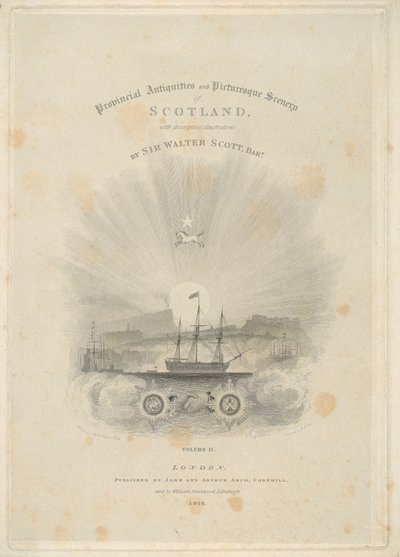 Title Page: Provincial Antiquities and Picturesque Scenery of Scotland, Volume II by Robert Wallis