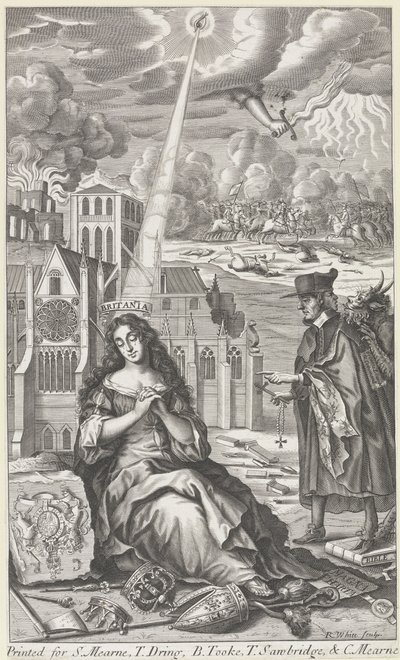 Britannia weeps for the state of the country by Robert White