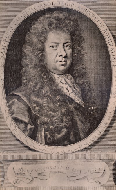 Samuel Pepys, English Diarist and Naval Administrator by Robert White