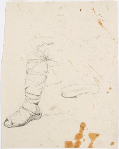Subject from Italy: Foot Study; Same Subject on the Other Side by Robert Wilhelm Ekman
