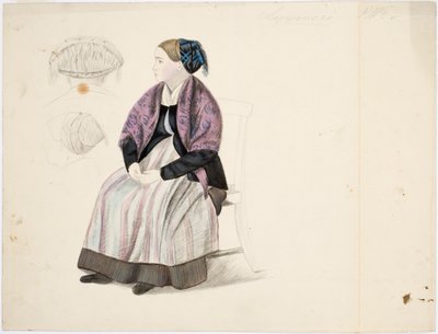 Peasant Woman from Lappvesi by Robert Wilhelm Ekman