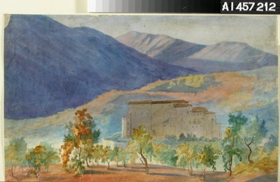 Subiaco, Rocca Abbaziale by Robert Wilhelm Ekman