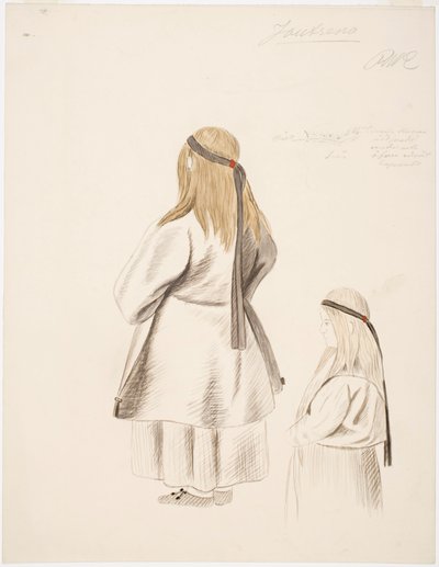 Peasant Woman and Girl from Joutsen by Robert Wilhelm Ekman