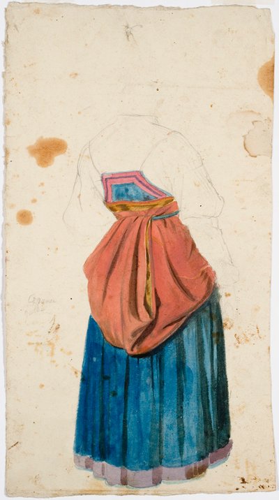 Woman in National Costume by Robert Wilhelm Ekman