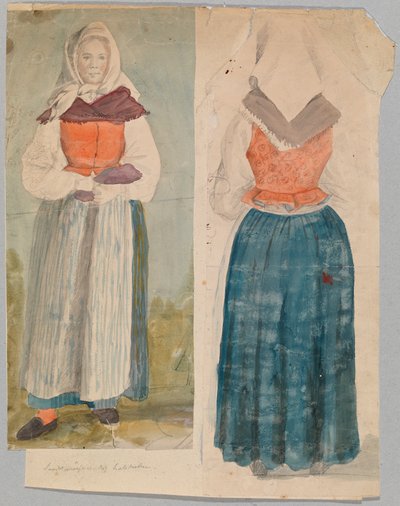 Woman in National Costume by Robert Wilhelm Ekman