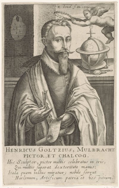 Portrait of Hendrik Goltzius, c.1610 by Robert Willemsz de Baudous