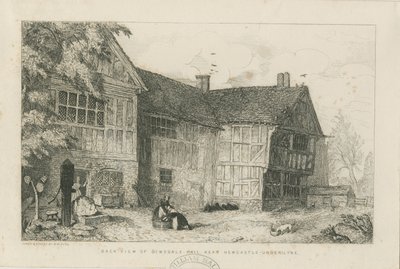 Dimsdale Old Hall by Robert William Buss