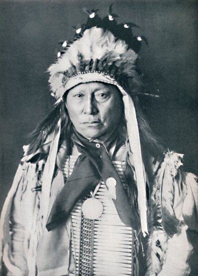 A Sioux Chief in His Warpaint, 1912 by Robert Wilson Shufeldt