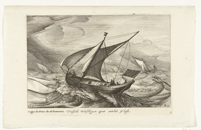 Frisian Ferry Ships by Robert de Baudous (possibly)