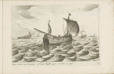 Herring Busses by Robert de Baudous (possibly)