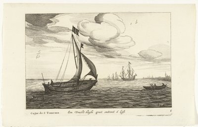 Cargo Barge (title on object) by Robert de Baudous (possibly)