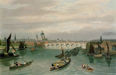 A View of Blackfriars Bridge and St. Paul