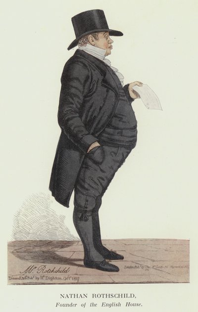 Nathan Rothschild, founder of the English House by Robert the younger Dighton