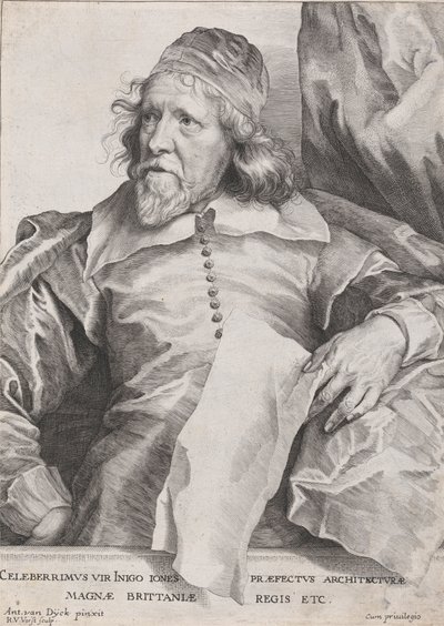 Celeberrimus Vir Inigo Jones Praefectus Architecturae Magnae Britanniae Regis Etc. by Robert van Voerst