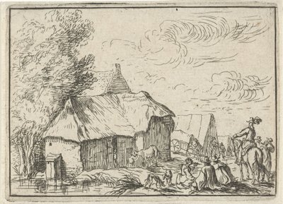 Encampment by a Village by Robert van den Hoecke