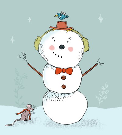 Starry Snowman by Roberta Murray