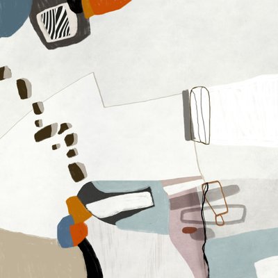 Modern Abstract Forms by Roberto Moro