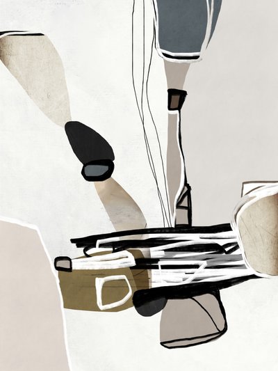 Modern Abstract Shapes by Roberto Moro