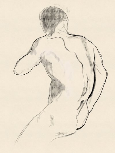 Powerful Male Figure Study by Roberto Moro