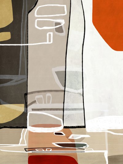 Warm Abstract Geometry by Roberto Moro