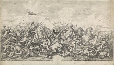 Battle Between Alexander the Great and Darius III by Robertus de Mol