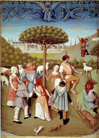 Champetre dance The announcement to the shepherds by Robinet Testard