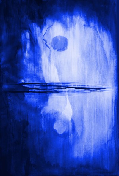 Abstract Blue Moonlight by RodMacIver