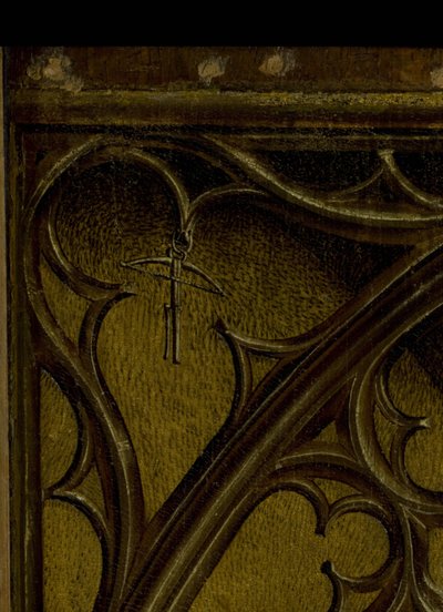 Detail (of the tracery in the main part of the Descent from the Cross) by Rodgier van der Weyden