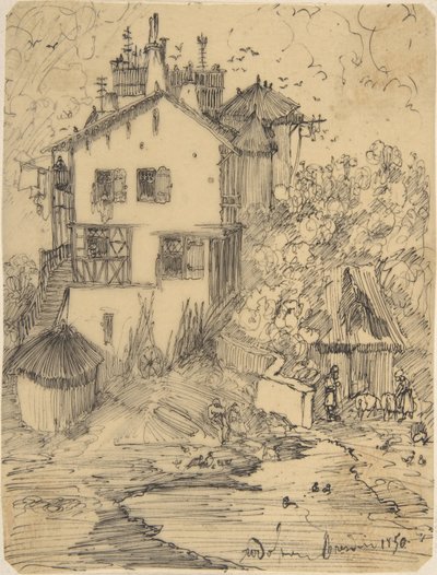 A Rustic Country House by Rodolphe Bresdin