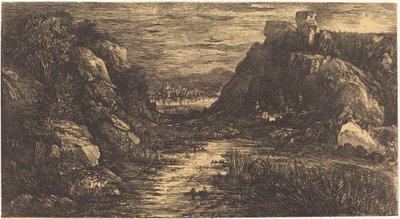 Distant City by Rodolphe Bresdin