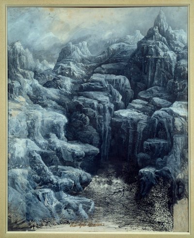 Les Rocks by Rodolphe Bresdin (1884). Paris, Musee d