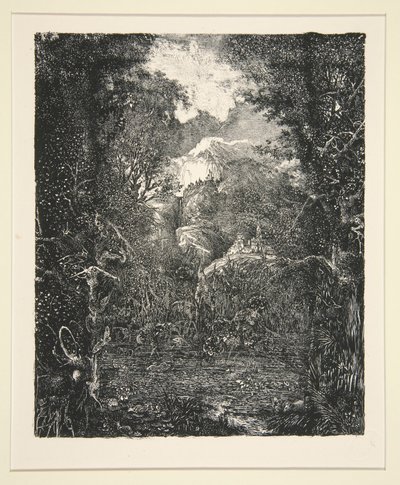 The City Beyond the Marsh by Rodolphe Bresdin