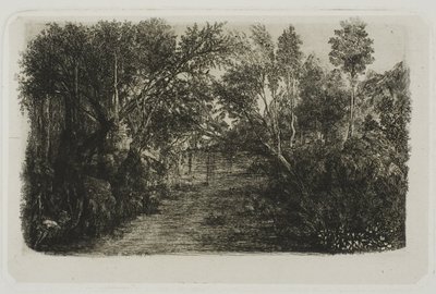 The Creek by Rodolphe Bresdin