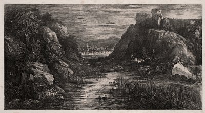 The Distant City by Rodolphe Bresdin