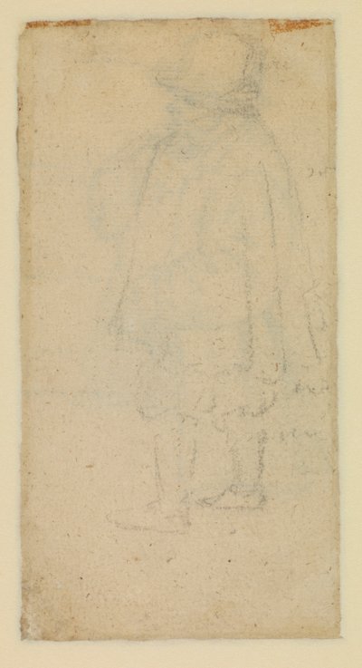 Man seen from the back (verso) by Roelandt Jacobsz and Bruegel Pieter the Elder Savery