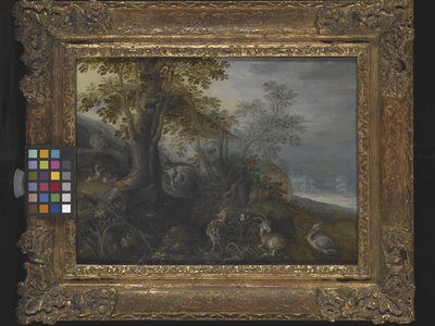 Landscape with Animals by Roelandt Jacobsz. Savery