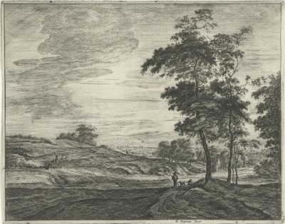 At the Edge of the Hague Forest (Views in the Hague Forest) by Roelant Roghman