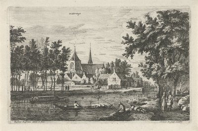 View of Wateringen by Roelant Roghman