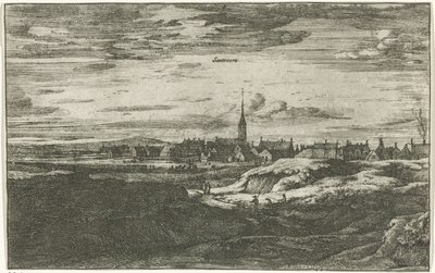 View of Zandvoort (series title: Village Views in the Northern Netherlands) by Roelant Roghman