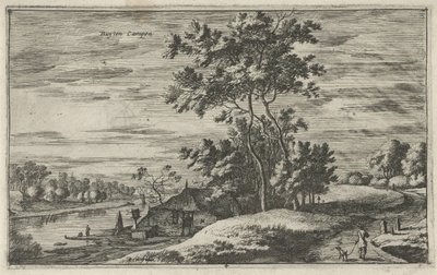 View of the IJssel at Kampen by Roelant Roghman