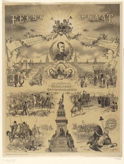 Commemorative Plate for the Independence of the Netherlands, 1813-1888 by Roelof Raar