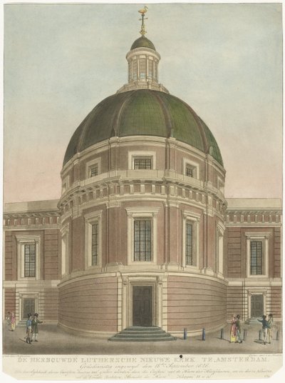 Rebuilt New Lutheran Church in Amsterdam by Roelof van der Meulen