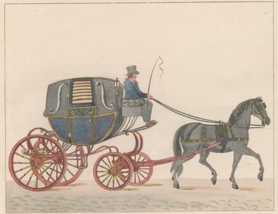 Horse Carriage in Amsterdam, ca. 1825 by Roelof van der Meulen