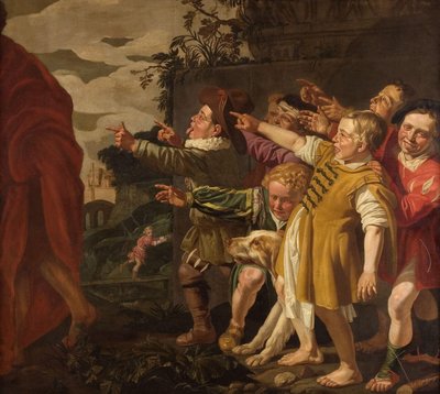Elisha Mocked by the Little Children by Roeloff van Zijl (attributed to)