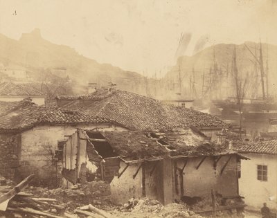 Cottages at Balaklava by Roger Fenton