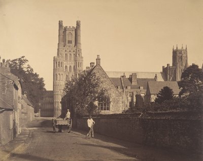 Ely Cathedral, from the Grammar School, 1857 by Roger Fenton