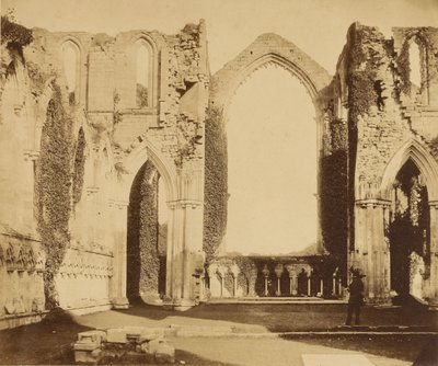 Fountains Abbey, East Window by Roger Fenton