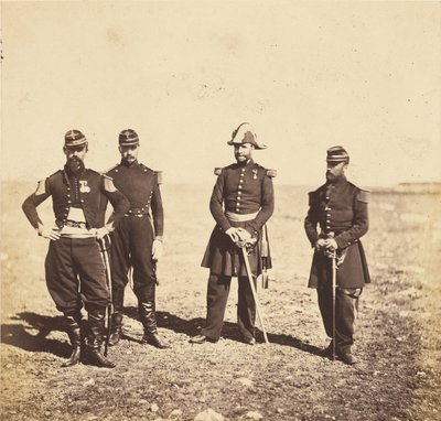 General Bennet and Officers of his Staff by Roger Fenton