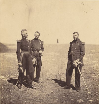 Generals Labousiniere & Beuret by Roger Fenton
