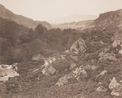 Moel Seabid, from the Lledr Valley by Roger Fenton